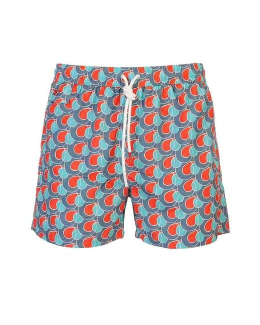 Kiton Blue Swimsuit for men