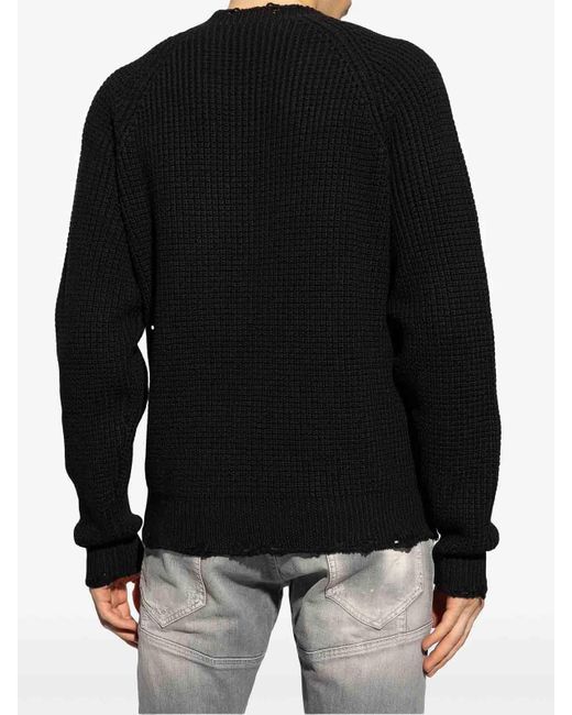 DSquared² Black Pullover for men