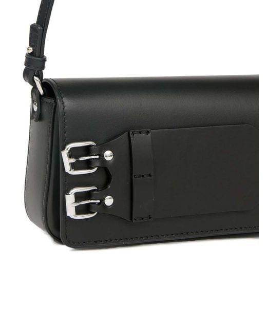 MM6 by Maison Margiela Black Bracelet Leather Handbag