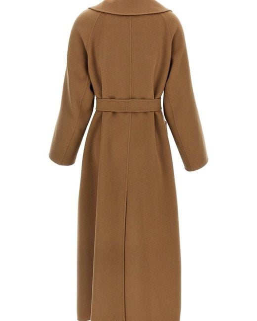 Max Mara Natural Wool Dressing Gown Coat
