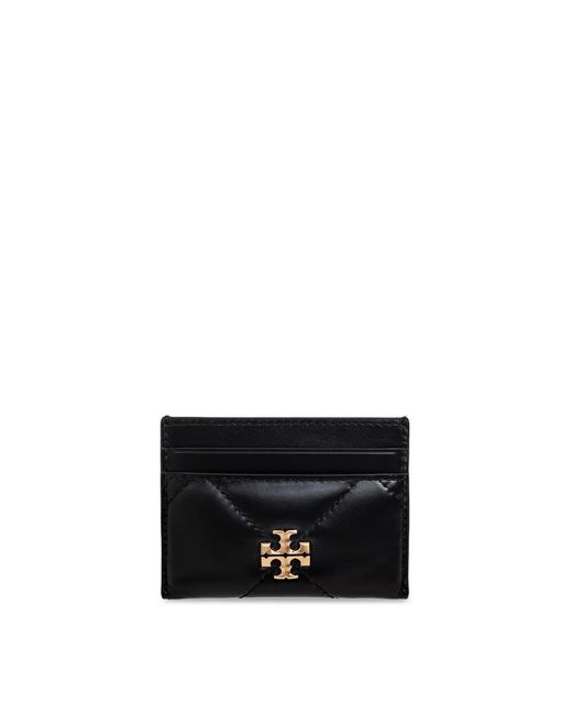 Tory Burch White Kira Chevron Card Holder