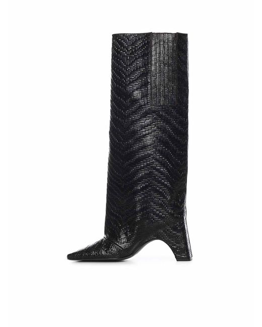 Coperni Black Boots Calfskin