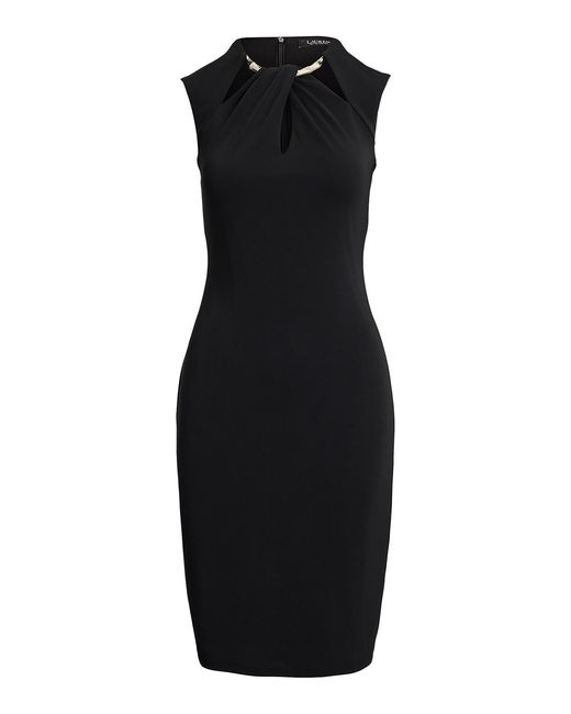 Ralph Lauren Black Corentyne-Short Sleeve-Cocktail Dress