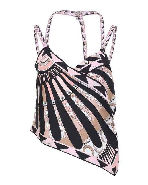 Emilio Pucci White Silk Top