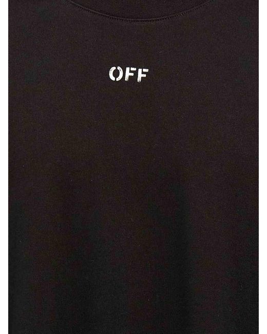 Off-White c/o Virgil Abloh Black Off Stamp T-shirt for men