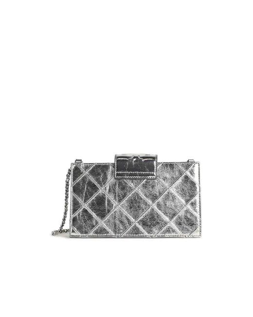 Tory Burch White Leather Crossbody Bag