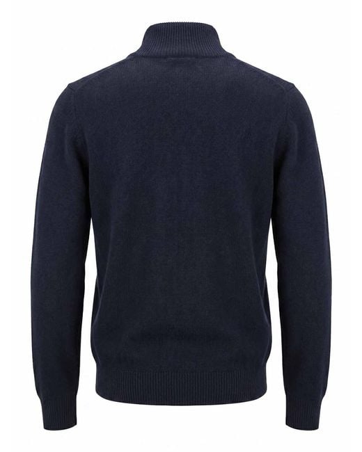 Malo Blue Cashmere V Neck for men
