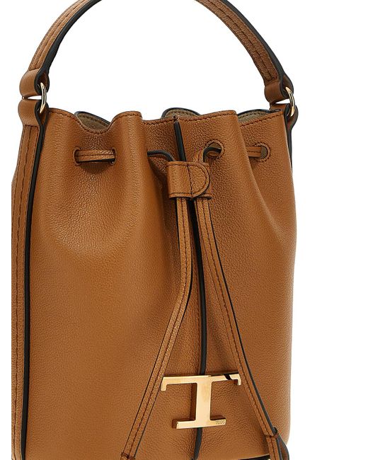 Tod's Bucket Bag in Brown Lyst