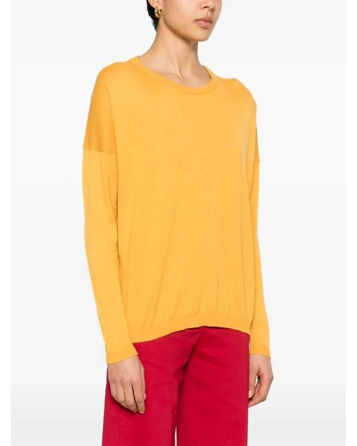 Be You Yellow Crew Neck Sweater