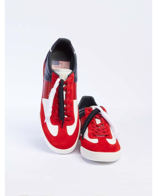 Paul Smith Red Sneakers Dover Usa for men