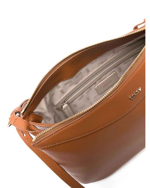 DKNY Brown Gramercy Hobo Medium Bag