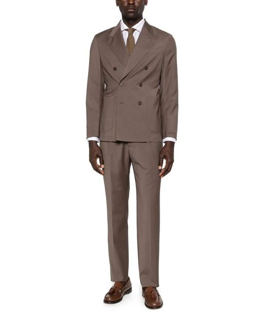 Brunello Cucinelli White Striped Shirt for men