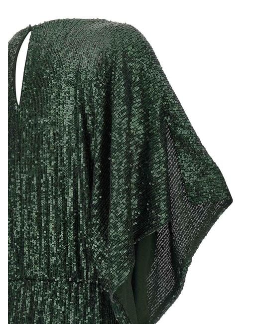 Norma Kamali Green 'reverse Obie' Dress