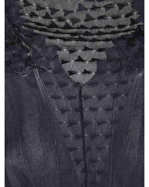 Pierantonio Gaspari Gray Diamante Top