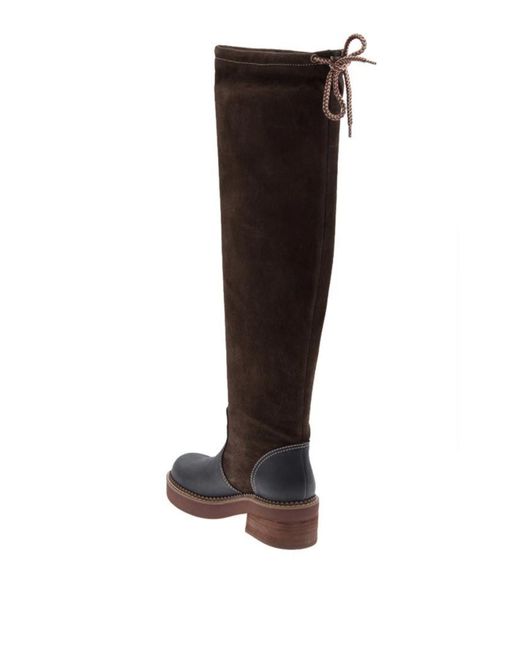 See By Chloé Black Suede Boots