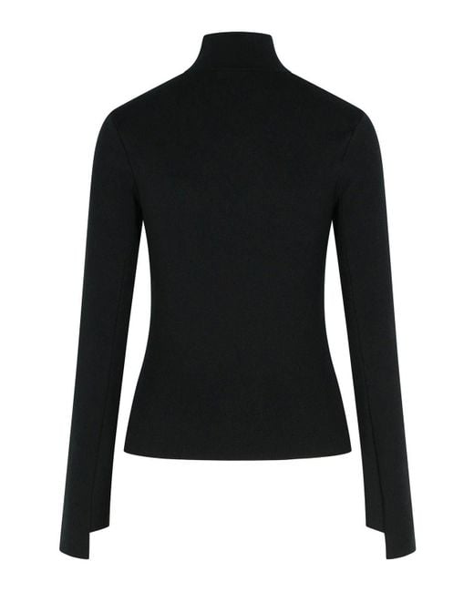 Courreges Black Turtleneck Sweater