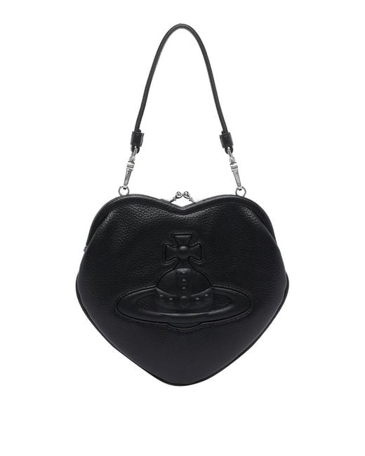Vivienne Westwood Black Belle Heart Frame Purse