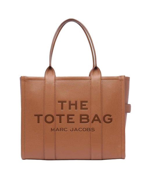 Marc Jacobs Brown The Leather Large Tote Bag