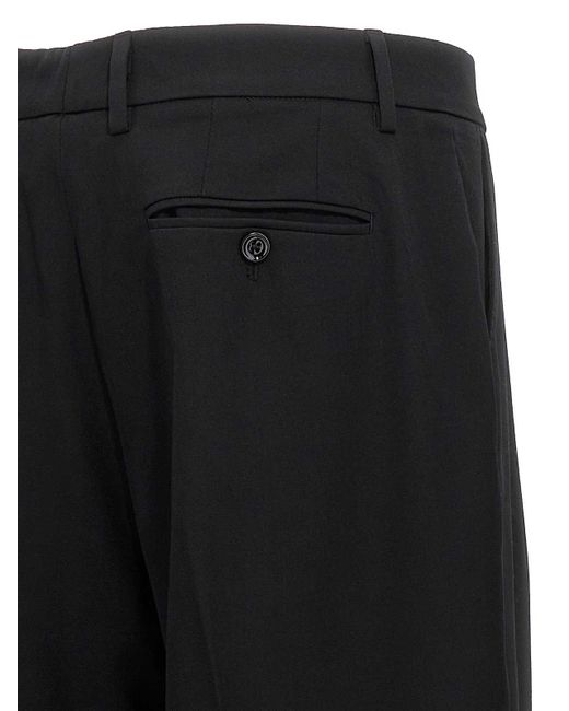 Dolce & Gabbana Black Elegant Flare Pants