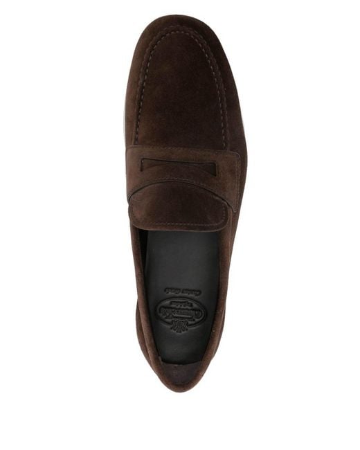 Church's Brown Portsmouth Light Suede Loafers for men