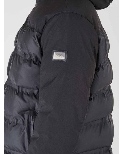 Karl Lagerfeld Blue Down Filled Comforter for men