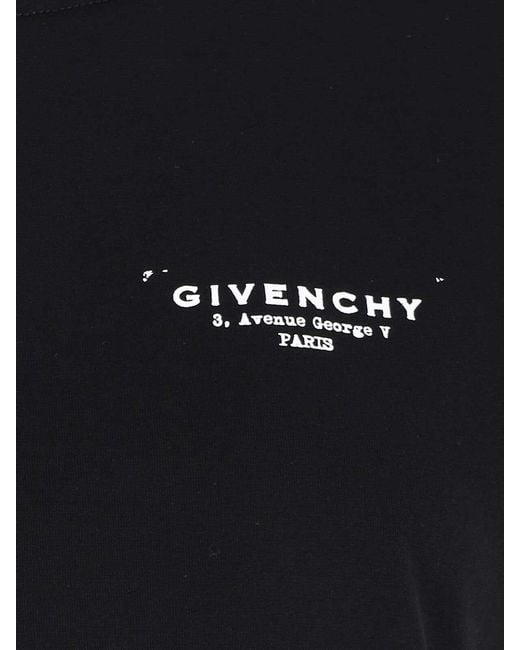 Givenchy Black T-Shirt Logo
