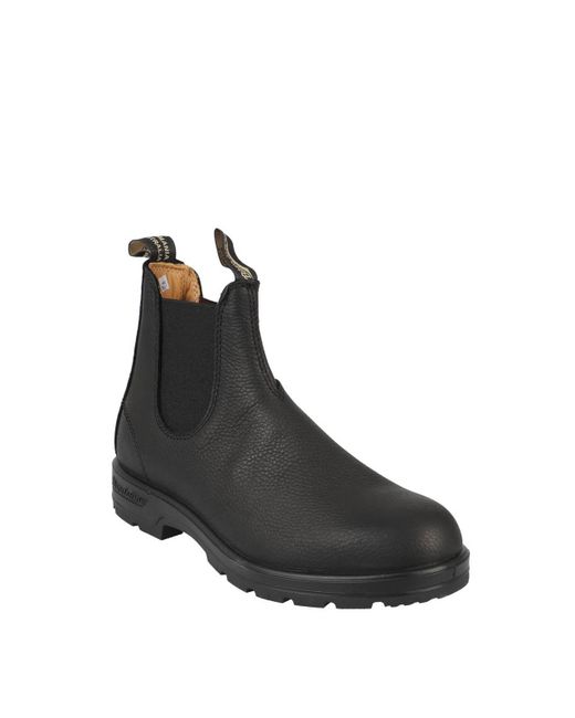 Blundstone Black 1447 Hammered Leather Booties for men