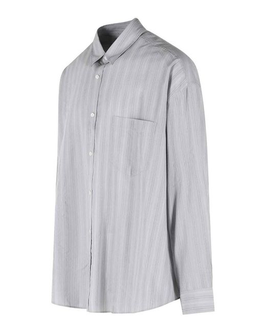 Camicia di Acne in Gray da Uomo