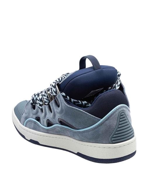 Lanvin Blue Curb Sneakers for men