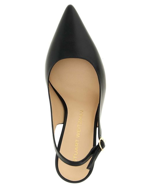 Stuart Weitzman Black Stuart Power Slingback