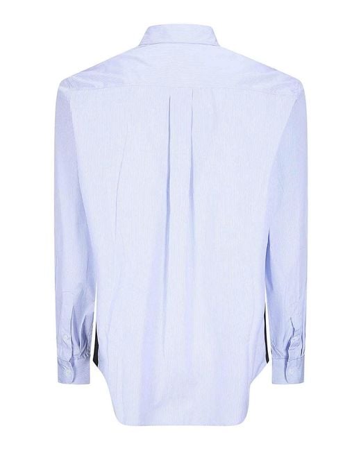 Martine Rose Blue L/S T-Shirt Shirt for men