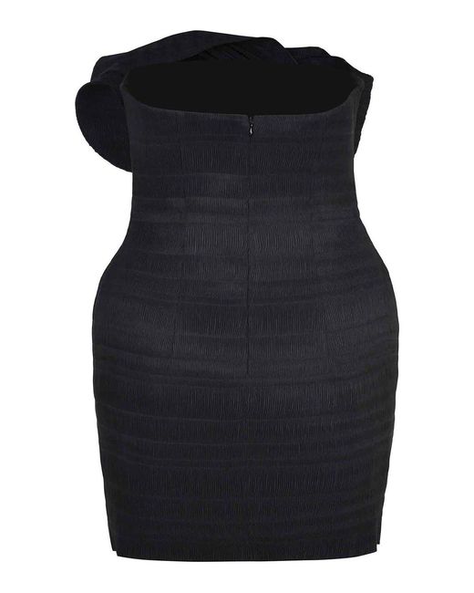 Magda Butrym Black Dress Made Of Polyester