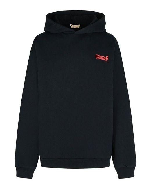 Marni Blue Cotton Sweatshirt for men
