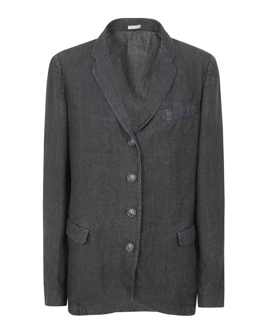 Massimo Alba Gray Linen Jacket