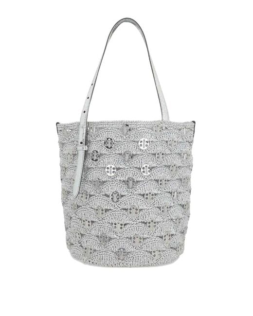Borsa All'Uncinetto di Rabanne in White