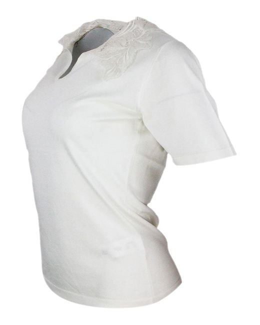 Fabiana Filippi White Sweaters 55Se 45Co