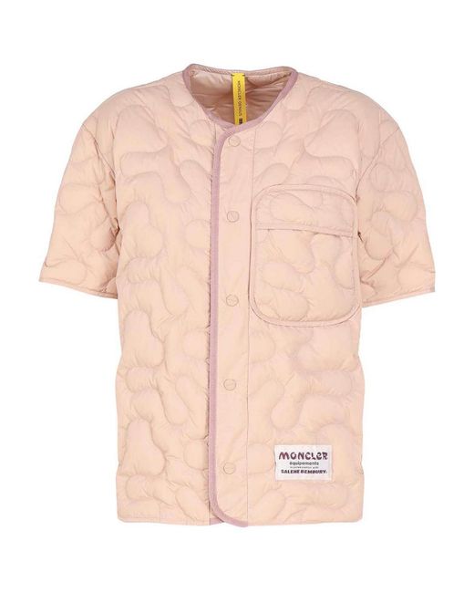 Moncler Pink Padded Shirt