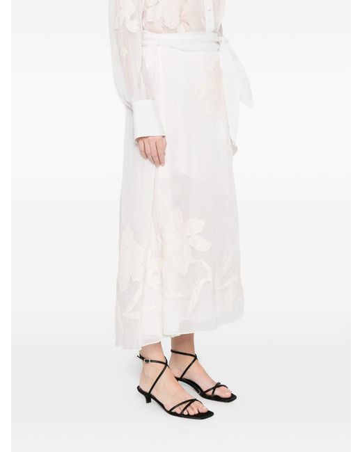 Forte_forte White Skirt