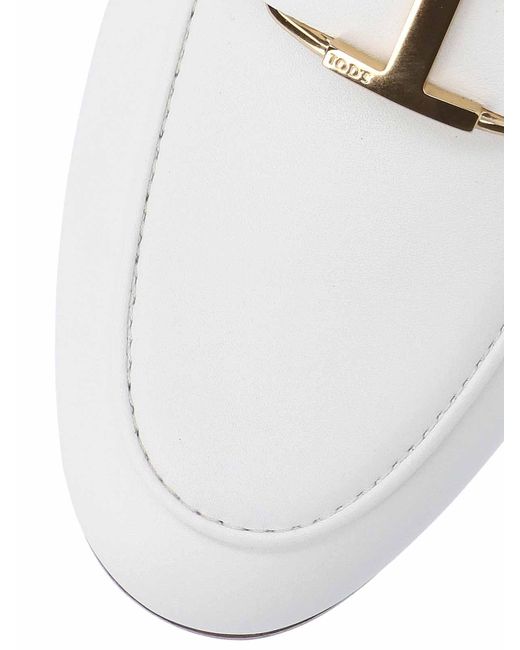 Tod's White Moccasins
