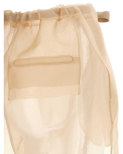 Khaite White Trenton Pants