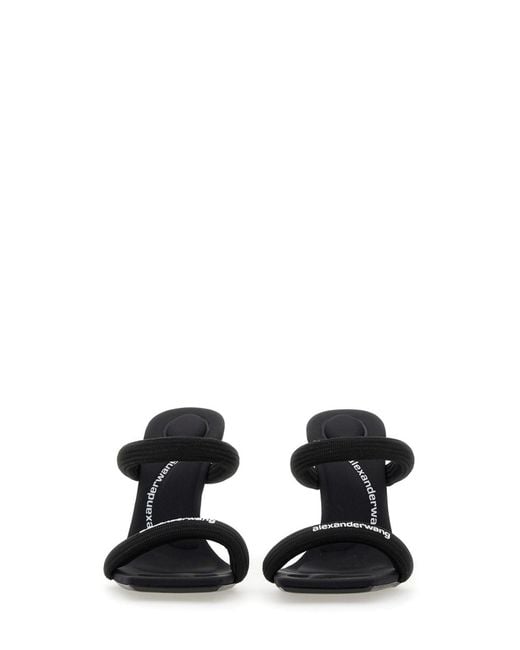 Alexander Wang Black Julie Heeled Mules