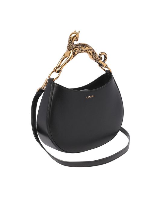 Lanvin Black Cat Hobo Bag