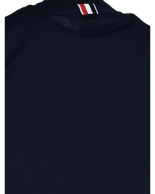 Thom Browne Blue T-Shirt Logo