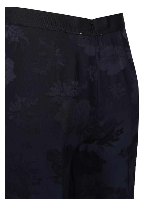 Forte_forte Blue High Waist Straight Pants