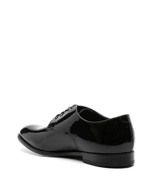 Doucal's Black Derby Shoes for men
