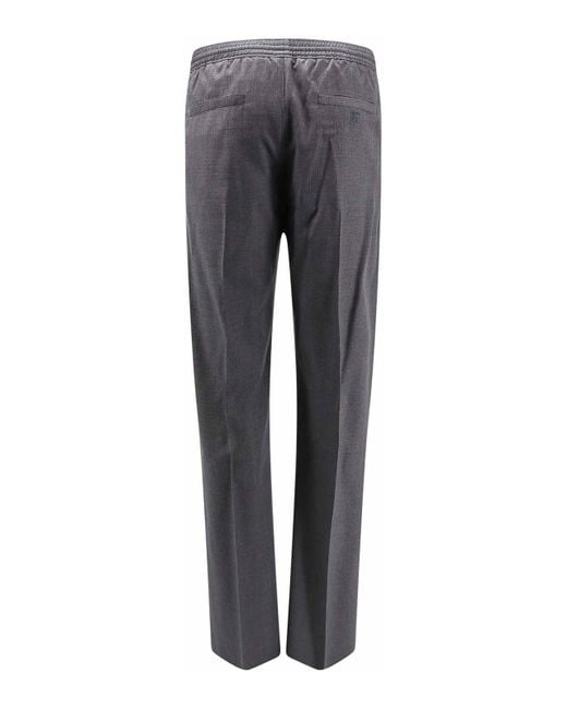 Givenchy Gray Virgin Wool Trouser for men