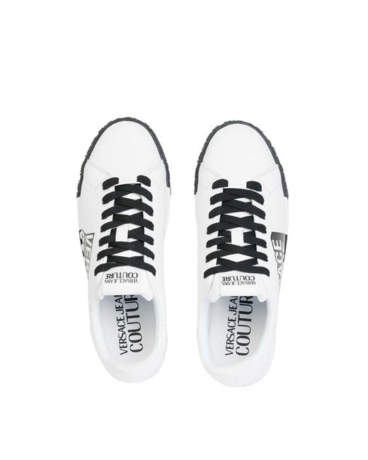 Versace Jeans Couture White Court Couture Sneakers for men