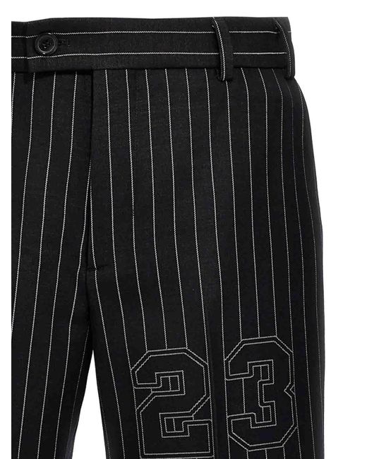 Off-White c/o Virgil Abloh Black Straight Pants for men
