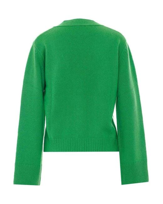 Lisa Yang Green Danni Cardigan