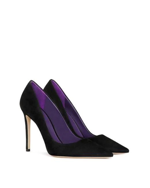 Paris Texas Black Lace-Up